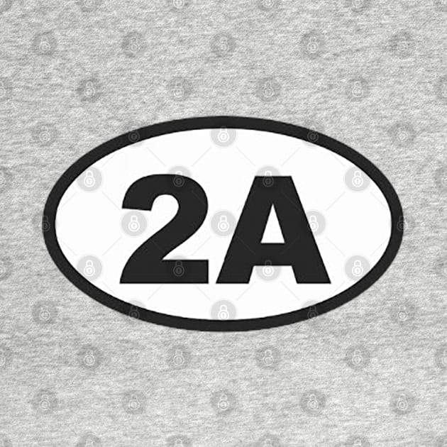 2A - 2nd Amendment by  The best hard hat stickers 